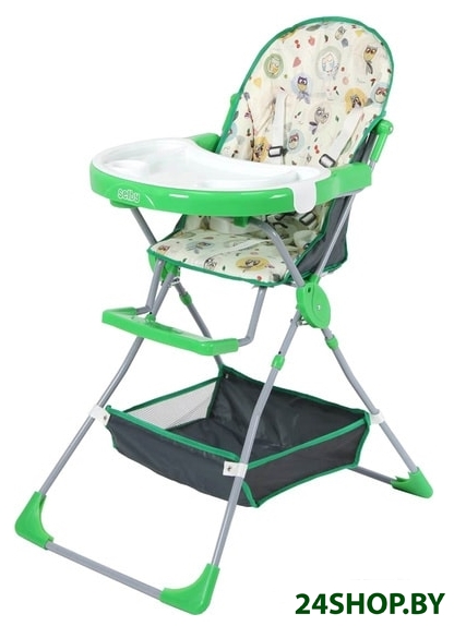 Стульчик для кормления Selby SH-252 (Совы, зеленый) Стульчик для кормления Selby SH-252 (Совы, зеленый)