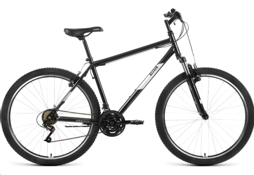 Велосипед Altair MTB HT 27.5 1.0 19 2022 (черный, серебристый) Велосипед Altair MTB HT 27.5 1.0 19 2022 (черный, серебристый)