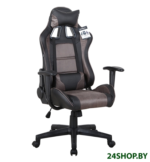 Кресло Brabix GT Racer GM-100 (черный/коричневый) Кресло Brabix GT Racer GM-100 (черный/коричневый)