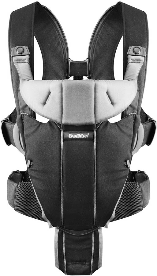 Рюкзак-кенгуру BABYBJORN Miracle 0960.65 черный/серебряный Рюкзак-кенгуру BABYBJORN Miracle 0960.65 черный/серебряный