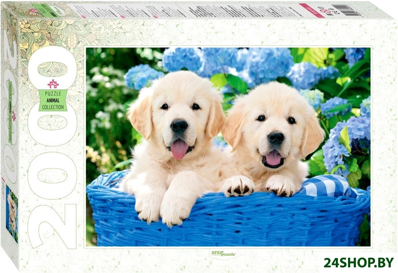 Пазл Step Puzzle Щенята в корзине Пазл Step Puzzle Щенята в корзине