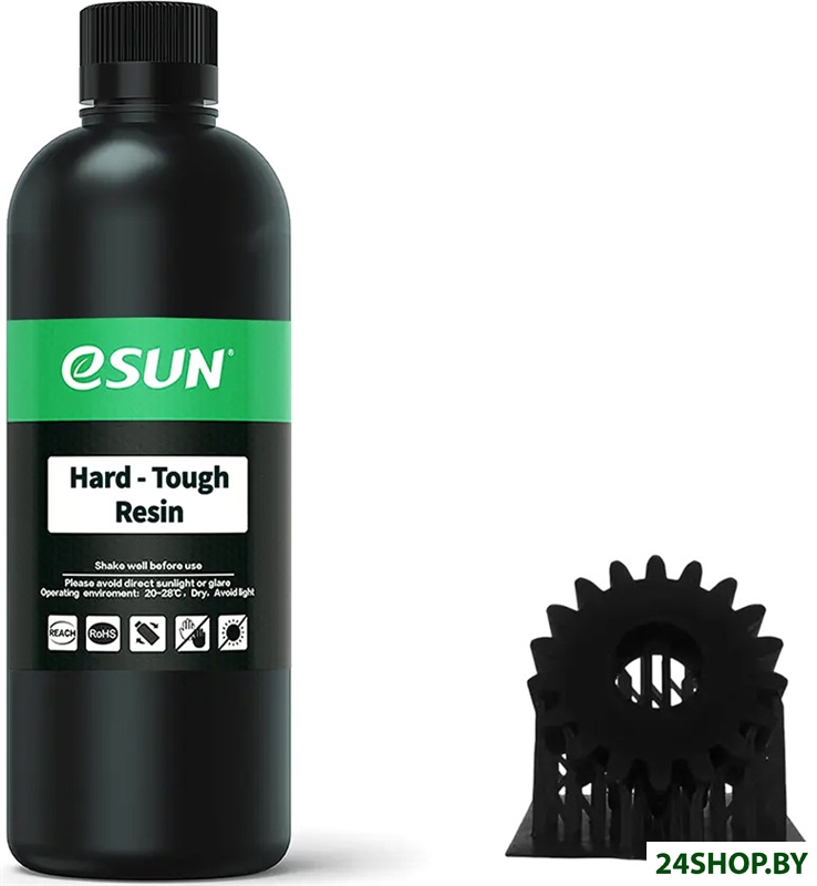 Фотополимер eSUN Hard-Tough Resin 500 г (черный) Фотополимер eSUN Hard-Tough Resin 500 г (черный)