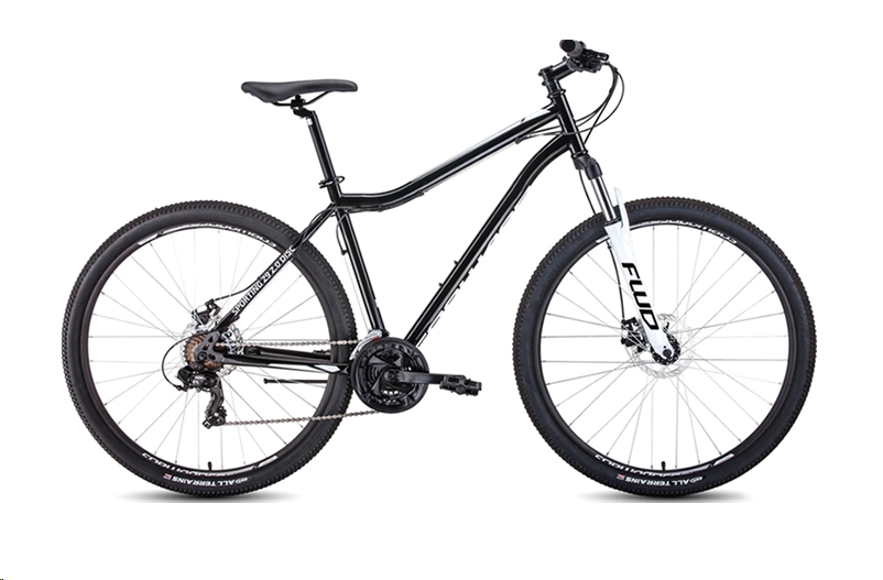 Велосипед Forward Sporting 29 2.0 disc р.21 2021 (черный/белый) Велосипед Forward Sporting 29 2.0 disc р.21 2021 (черный/белый)