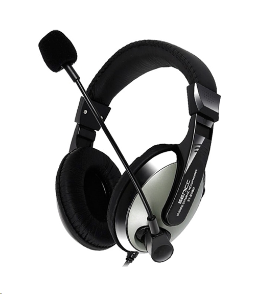 Наушники Senicc ST-2688 (черный/серебристый) Наушники Senicc ST-2688 (черный/серебристый)
