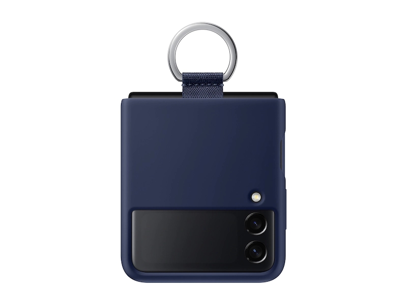 Чехол для телефона SAMSUNG Silicone Cover with Ring для Samsung Galaxy Z Flip3 (морской) Чехол для телефона SAMSUNG Silicone Cover with Ring для Samsung Galaxy Z Flip3 (морской)