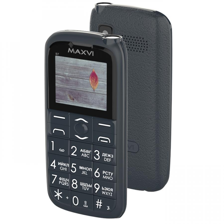 Мобильный телефон Maxvi B7 (маренго) Мобильный телефон Maxvi B7 (маренго)