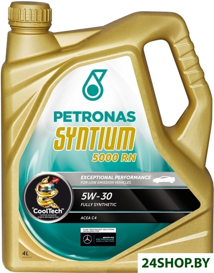 Моторное масло Petronas Syntium 5000 RN 5W-30 4л Моторное масло Petronas Syntium 5000 RN 5W-30 4л