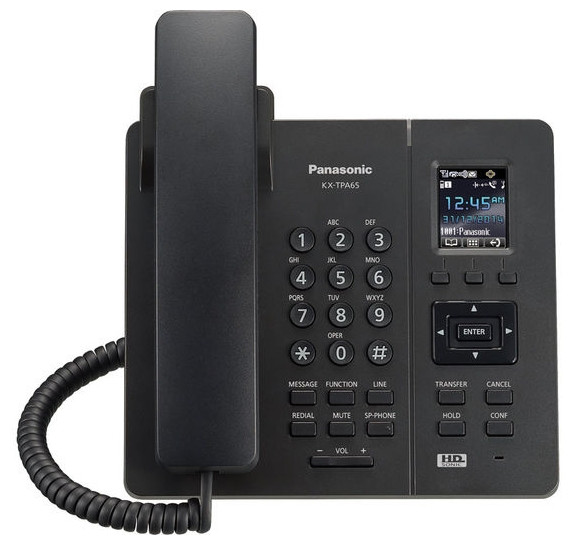 Проводной телефон Panasonic KX-TPA65RUB (черный) Проводной телефон Panasonic KX-TPA65RUB (черный)