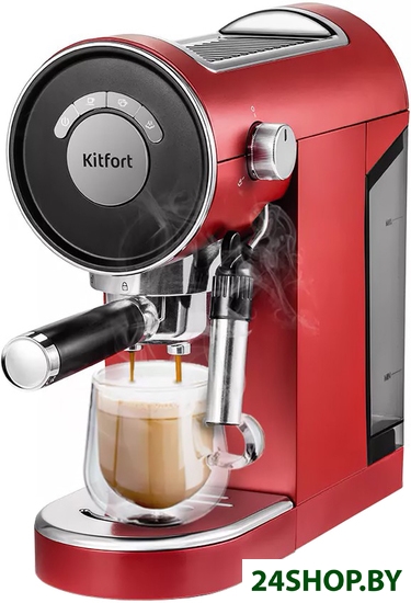 Кофеварка Kitfort КТ-783-3 (красный) Кофеварка Kitfort КТ-783-3 (красный)