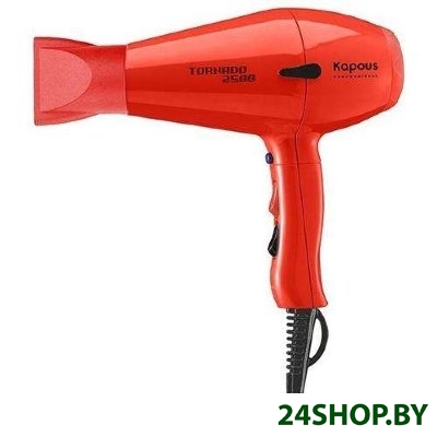 Фен Kapous Professional Tornado 2500 (красный) Фен Kapous Professional Tornado 2500 (красный)