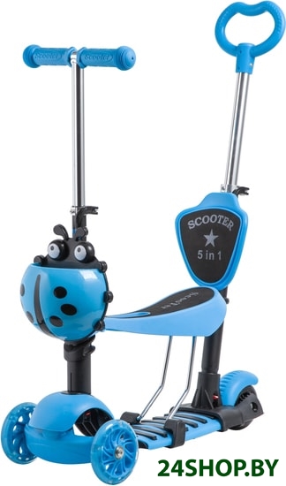 Самокат NOVATRACK Saddle Pro 2019 120SB.DISCOKIDS.BL9 (синий) Самокат NOVATRACK Saddle Pro 2019 120SB.DISCOKIDS.BL9 (синий)