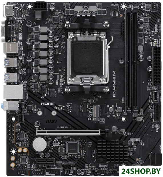 Материнская плата MSI Pro A620AM-B EVO Материнская плата MSI Pro A620AM-B EVO