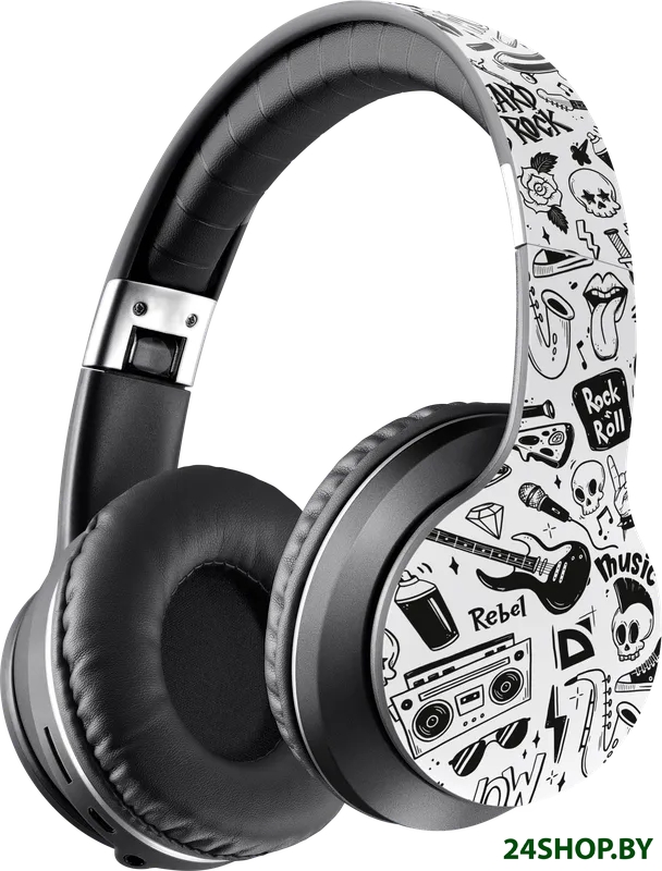 Наушники Defender FreeMotion B595 (черный/белый) Наушники Defender FreeMotion B595 (черный/белый)
