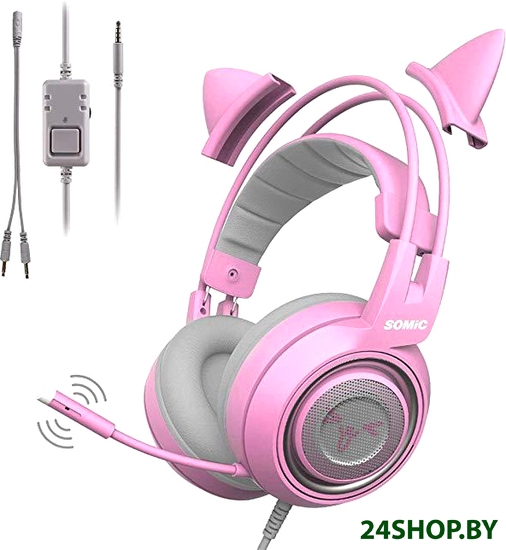 Наушники Somic G951S (розовый) Наушники Somic G951S (розовый)