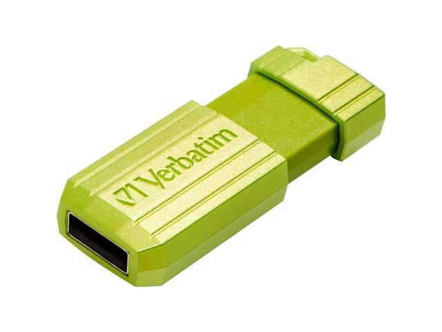 USB Flash Verbatim PinStripe Green 16GB (49070) USB Flash Verbatim PinStripe Green 16GB (49070)
