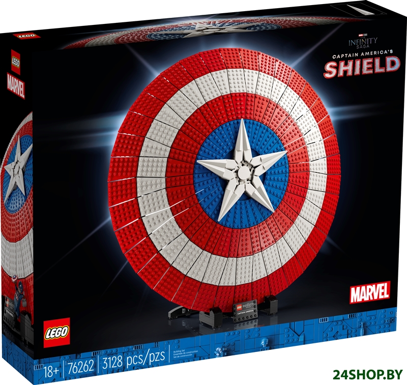 Конструктор LEGO Super Heroes Marvel 76262 Щит Капитана Америки Конструктор LEGO Super Heroes Marvel 76262 Щит Капитана Америки