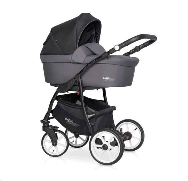 Детская универсальная коляска RIKO Basic Sport 2 в 1 (01/Carbon) Детская универсальная коляска RIKO Basic Sport 2 в 1 (01/Carbon)