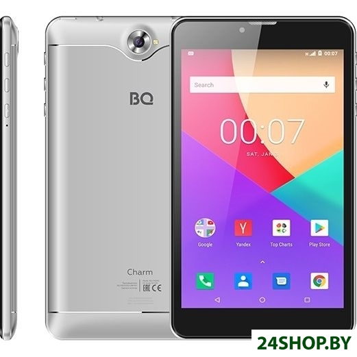 Планшет BQ-Mobile BQ-7000G Charm/t 16GB 3G (серебристый) Планшет BQ-Mobile BQ-7000G Charm/t 16GB 3G (серебристый)
