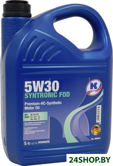 Моторное масло Kuttenkeuler Syntronic FOD 5W-30 5л Моторное масло Kuttenkeuler Syntronic FOD 5W-30 5л