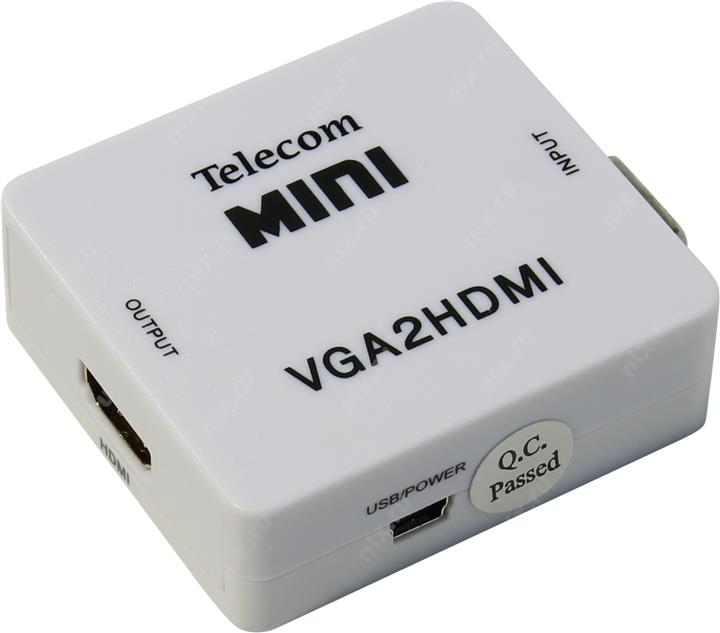 Переходник с VGA на HDMI Telecom TTC4025 Переходник с VGA на HDMI Telecom TTC4025