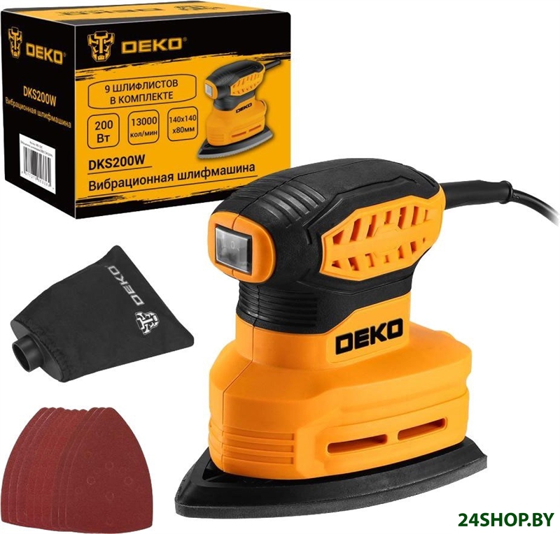 Дельташлифмашина Deko DKS200W 083-1200 Дельташлифмашина Deko DKS200W 083-1200