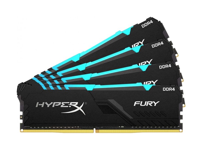 Оперативная память HyperX Fury RGB 4x8GB DDR4 PC4-24000 HX430C15FB3AK4/32 Оперативная память HyperX Fury RGB 4x8GB DDR4 PC4-24000 HX430C15FB3AK4/32