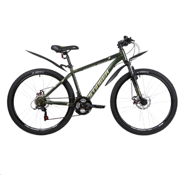 Велосипед Stinger Caiman Disc 29 р.18 2021 (зеленый) Велосипед Stinger Caiman Disc 29 р.18 2021 (зеленый)