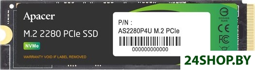 SSD Apacer AS2280P4U 512GB AP512GAS2280P4U SSD Apacer AS2280P4U 512GB AP512GAS2280P4U
