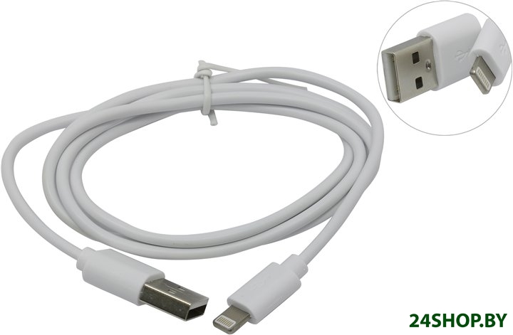 Кабель Defender USB 2.0 Lightning 1м White (87479) Кабель Defender USB 2.0 Lightning 1м White (87479)