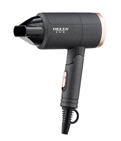 Фен Delta Lux DL-0942 (черный/розовый) Фен Delta Lux DL-0942 (черный/розовый)