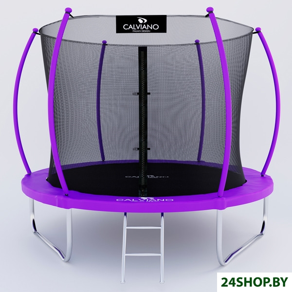 Батут Calviano Inside Master Purple 252 см - 8ft (внутренняя сетка, с лестницей) Батут Calviano Inside Master Purple 252 см - 8ft (внутренняя сетка, с лестницей)