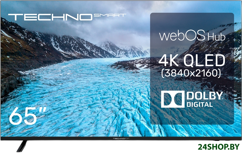 Телевизор TECHNO Smart 65QLED680UHDW Телевизор TECHNO Smart 65QLED680UHDW
