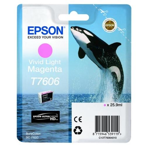Картридж EPSON T7606 Vivid magenta light (C13T76064010) Картридж EPSON T7606 Vivid magenta light (C13T76064010)