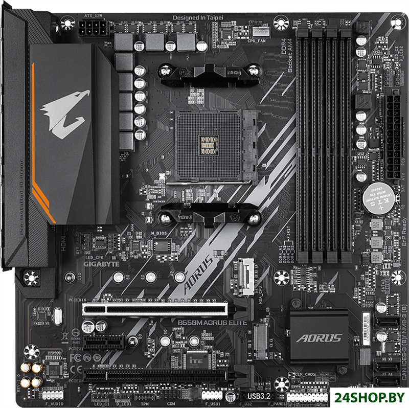 Материнская плата Gigabyte B550M Aorus Elite (rev. 1.3) Материнская плата Gigabyte B550M Aorus Elite (rev. 1.3)