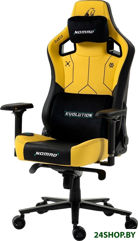 Игровое (геймерское) кресло Evolution Nomad PRO Cyberpunk Core (черный/желтый) Игровое (геймерское) кресло Evolution Nomad PRO Cyberpunk Core (черный/желтый)