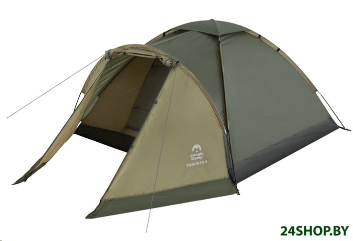 Треккинговая палатка Jungle Camp Toronto 4 (оливковый) Треккинговая палатка Jungle Camp Toronto 4 (оливковый)