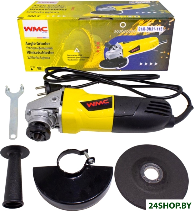 Угловая шлифмашина WMC Tools WMC-S1M-DH31-115 Угловая шлифмашина WMC Tools WMC-S1M-DH31-115