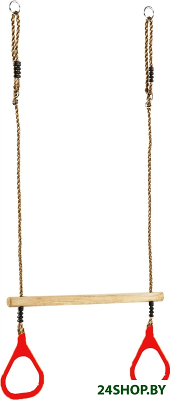 Кольца KBT Ring Trapeze with Plastic Rings PP10 (красный) Кольца KBT Ring Trapeze with Plastic Rings PP10 (красный)