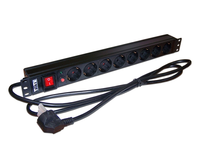 Блок распределения питания LANMASTER TWT-PDU19-16A8P-3.0 Блок распределения питания LANMASTER TWT-PDU19-16A8P-3.0