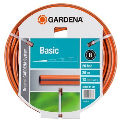 Шланг поливочный GARDENA Basic 1/2 20 м (18123-29.000.00) Шланг поливочный GARDENA Basic 1/2 20 м (18123-29.000.00)