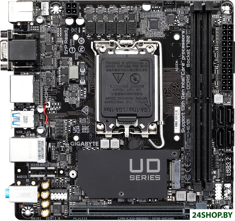 Материнская плата Gigabyte H610I (rev. 1.0) Материнская плата Gigabyte H610I (rev. 1.0)