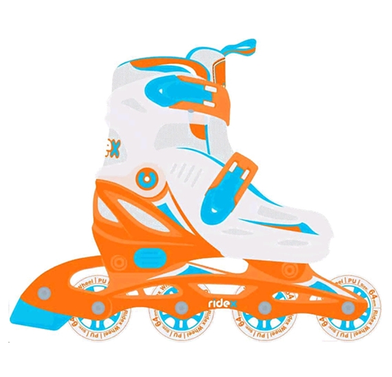 Роликовые коньки Ridex Cricket (р. 39-42, оранжевый) Роликовые коньки Ridex Cricket (р. 39-42, оранжевый)