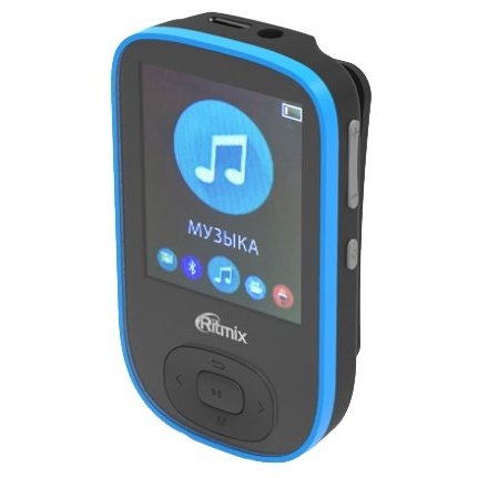 MP3 плеер Ritmix RF-5100BT 8GB (черный/синий) MP3 плеер Ritmix RF-5100BT 8GB (черный/синий)