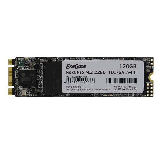 SSD-диск Exegate Next Pro M.2 120GB (EX280464RUS) SSD-диск Exegate Next Pro M.2 120GB (EX280464RUS)