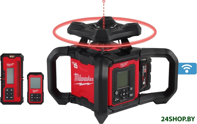 Лазерный нивелир Milwaukee M18 RLOHV1200-501C 4933493204 (с 1-им АКБ, кейс) Лазерный нивелир Milwaukee M18 RLOHV1200-501C 4933493204 (с 1-им АКБ, кейс)