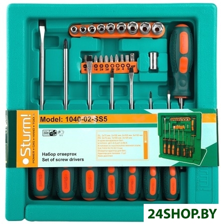 Набор бит Sturm 1040-02-SS5 (28 предметов) Набор бит Sturm 1040-02-SS5 (28 предметов)