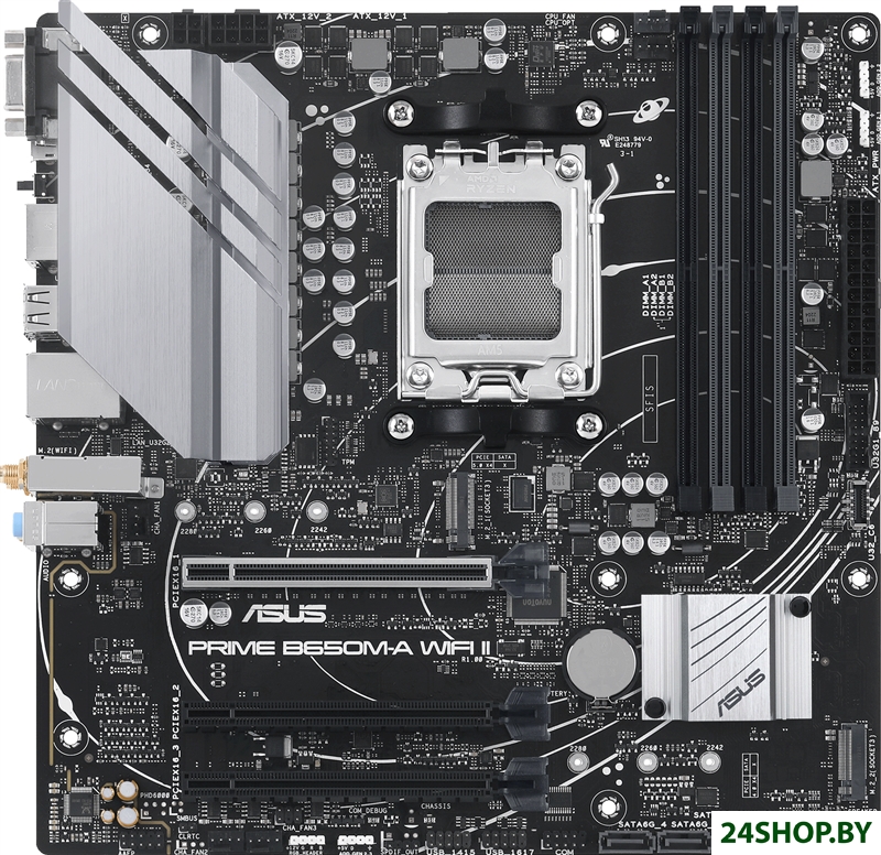 Материнская плата ASUS Prime B650M-A WiFi II Материнская плата ASUS Prime B650M-A WiFi II