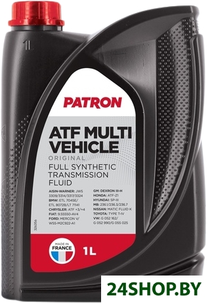Трансмиссионное масло Patron Multi Vehicle ATF Original 1л Трансмиссионное масло Patron Multi Vehicle ATF Original 1л