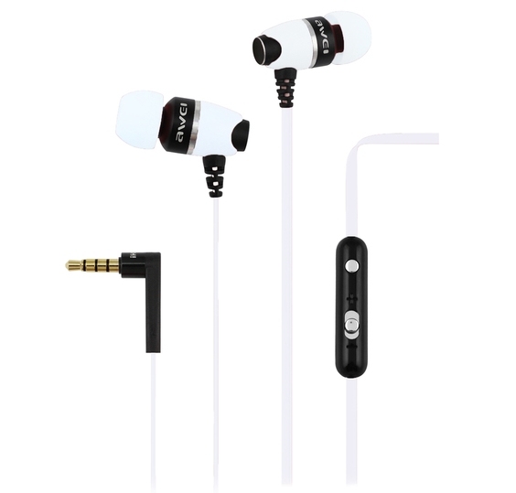 Наушники с микрофоном AWEI S88Hi (белый) Наушники с микрофоном AWEI S88Hi (белый)