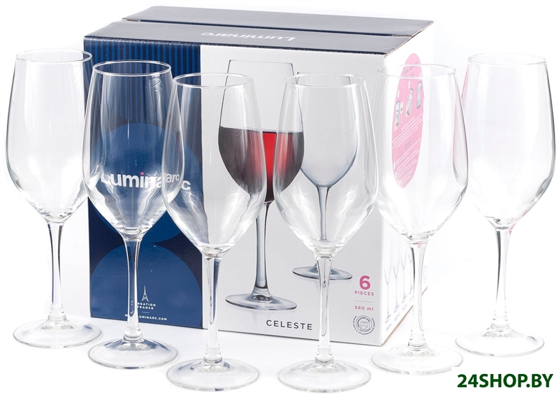 Набор бокалов для вина Luminarc Celeste L5833 Набор бокалов для вина Luminarc Celeste L5833